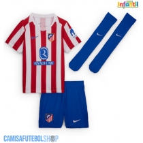 Camisa de time de futebol Atletico Madrid Conor Gallagher #4 Replicas 1º Equipamento Infantil 2025-26 Manga Curta (+ Calças curtas)